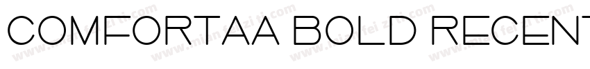 comfortaa bold recent fonts字体转换